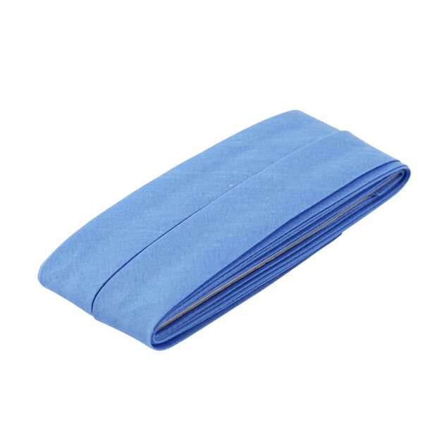 Ruban biais bleu 2cm L4m