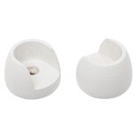 Support pour tringle naissance en bois certifié FSC® Blanc Ø20 mm x2