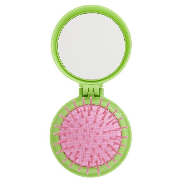 Mini brosse miroir rose