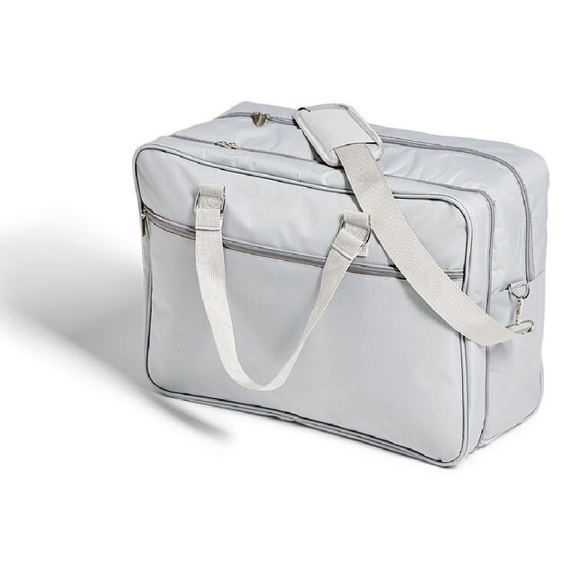 Sac cabine multi-compartiments polyester gris 45x21xH32cm