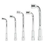 Lot de 5 cl&eacute;s &agrave; pipe &Oslash;8/10/12/13/17mm m&eacute;tal gris