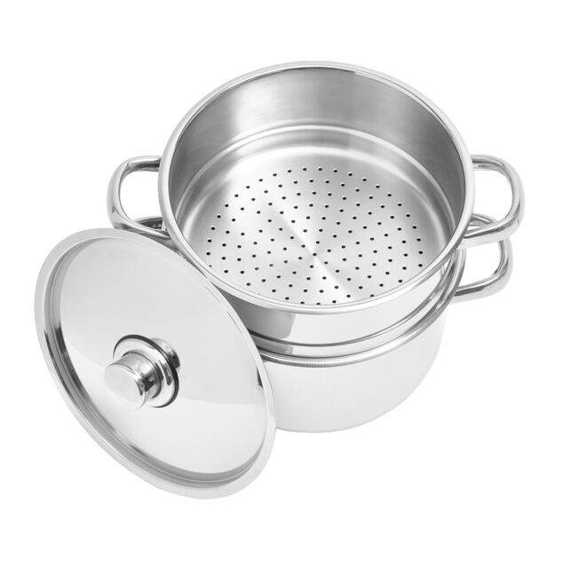 Couscoussier inox 6L tous feux &Oslash;20cm