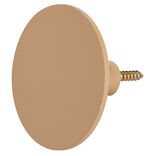 Pat&egrave;re murale ronde nude polyr&eacute;sine &Oslash;8cm