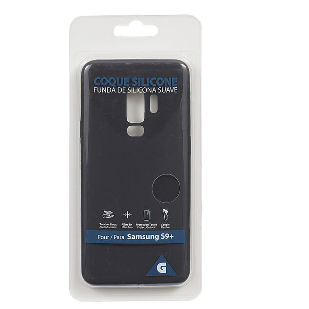 Coque en silicone Samsung S9+ noir