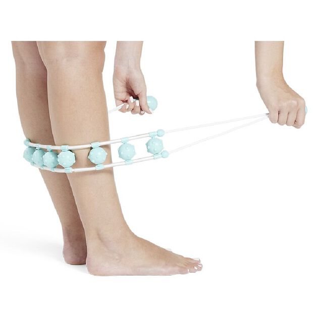 Corde de massage récupération sportive plastique bleu
