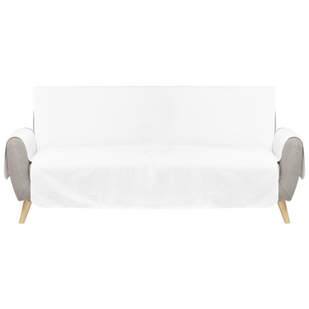 Prot&egrave;ge canap&eacute; c&ocirc;tel&eacute; L279xH179cm - 2 mod&egrave;les gris ou blanc
