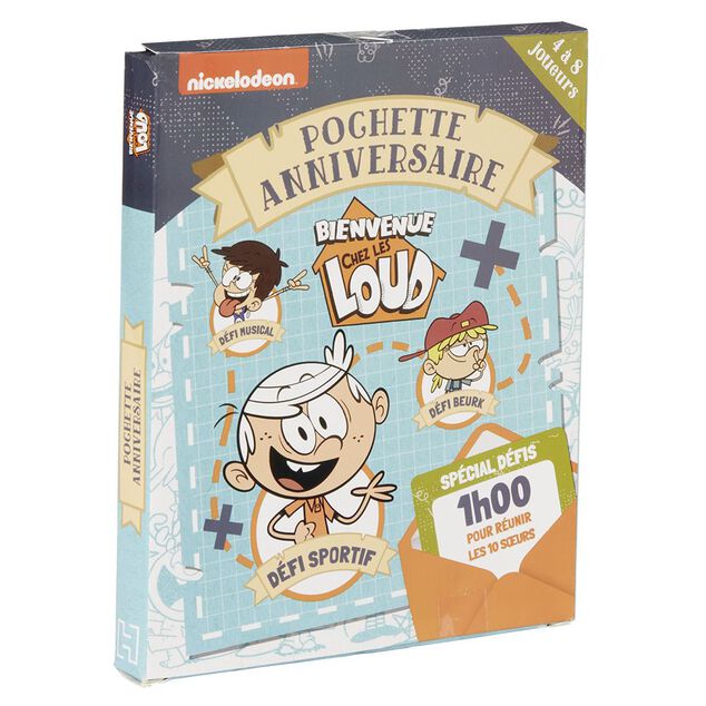 Pochette anniversaire Bienvenue chez les Louds Nickelodeon