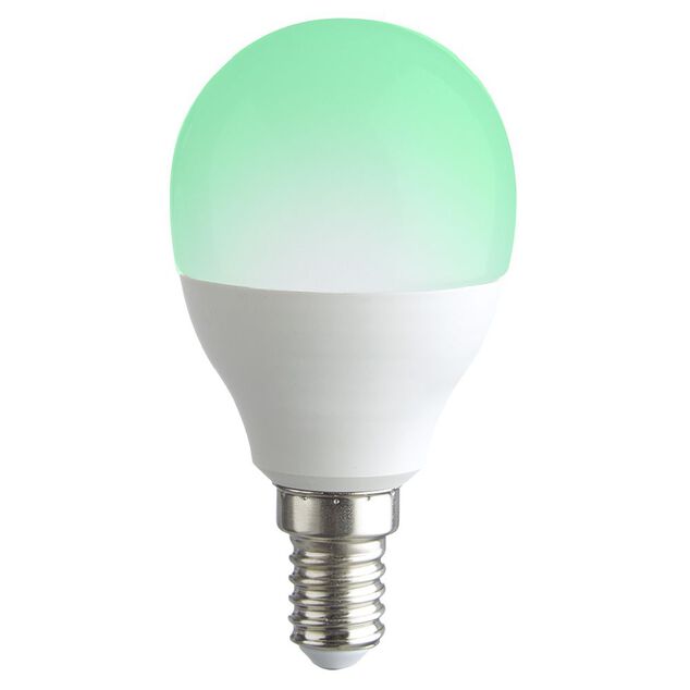 Ampoule LED E14 G45 couleurs changeantes avec t&eacute;l&eacute;commande 470lms