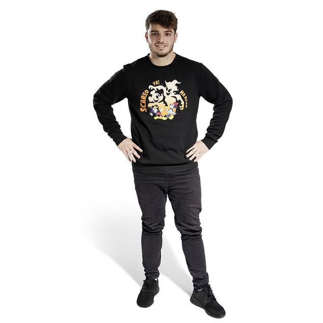 Pull adulte Disney Halloween Mickey phosphorescent - Taille L