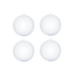 Boule de Noël transparente à garnir x4