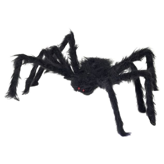 D&eacute;co Halloween araign&eacute;e noire 75cm