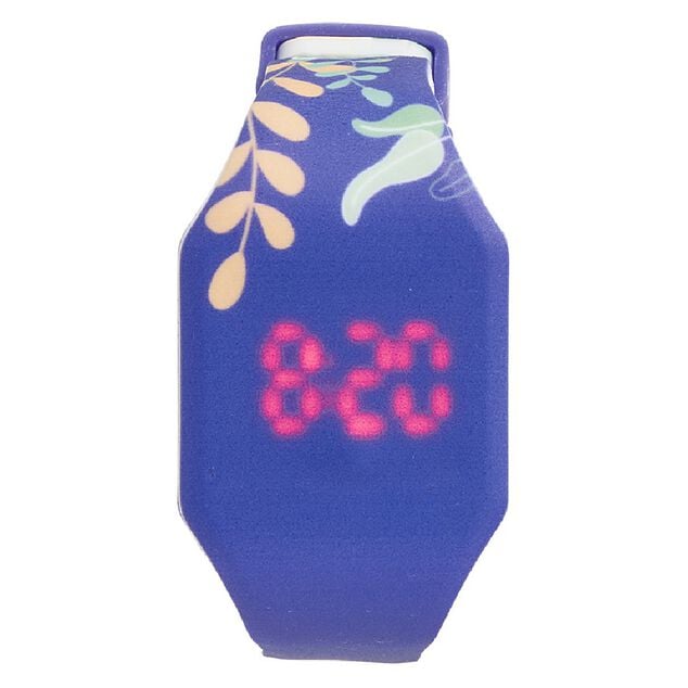Montre led chiffres invisibles en silicone