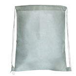 Sac à dos uni avec cordon 34xH43cm - 2 modèles gris ou noir