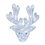 Déco de Noël renne 2D extérieur 35 LED