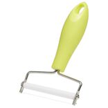 Coupe fromage fil acier inoxydable rouleau plastique blanc