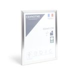 Cadre photo r&eacute;sine gris acier 32,7x42,7cm pour photo 30x40cm