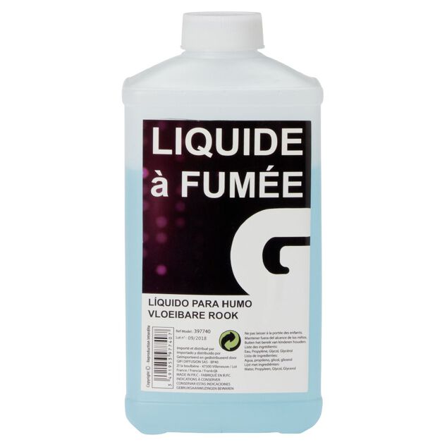 Liquide pour machine &agrave; fum&eacute;e 1L
