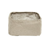 Panier de rangement vert ou marron 17x12xH10cm - 2 modèles