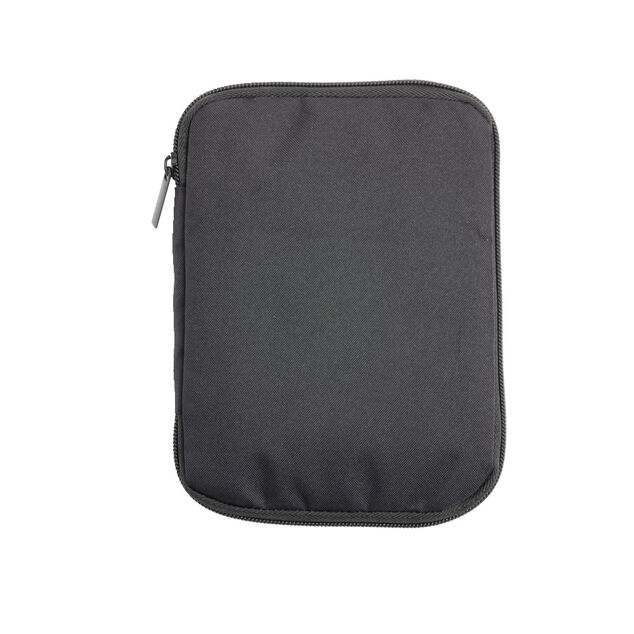 Organisateur de c&acirc;ble pochette zipp&eacute;e noire 19x14cm