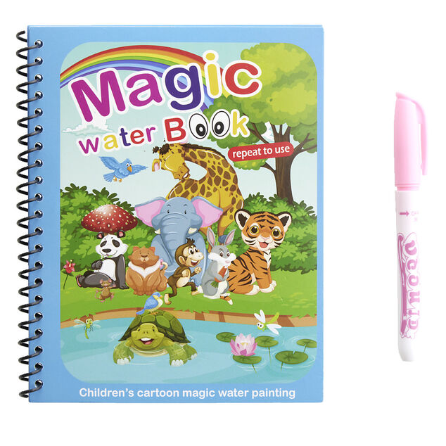 Cahier de dessin magique r&eacute;utilisable avec stylo