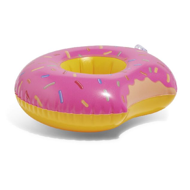 Porte verre gonflable donut