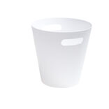 Poubelle de bureau plastique blanc 21,9x14xH21,2cm