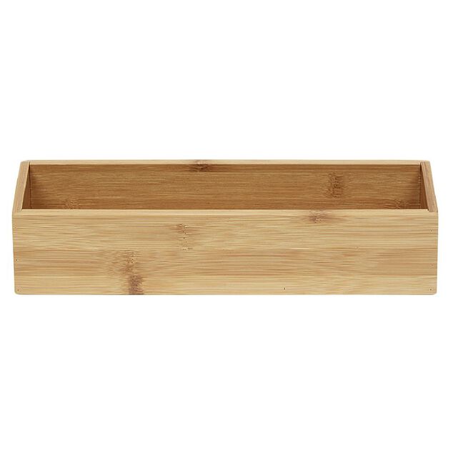Bo&icirc;te en bambou organisateur L.30xl.7,5xH.6,5 cm