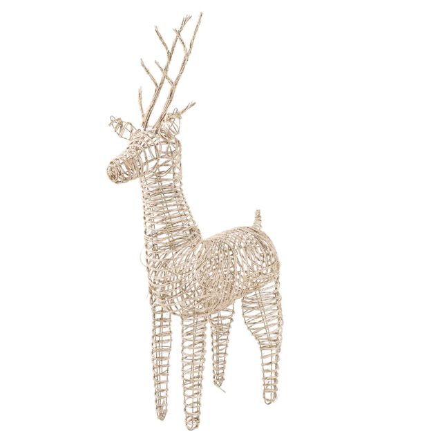 Renne de No&euml;l lumineux 360LED blanc chaud H104cm
