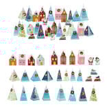 Calendrier de l'Avent 24 maisons à assembler