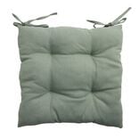 Galette de chaise carrée 38x38cm vert sauge