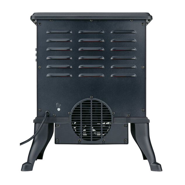 Chemin&eacute;e &eacute;lectrique chauffante 800-1500W effet flamme 37x23xH44cm