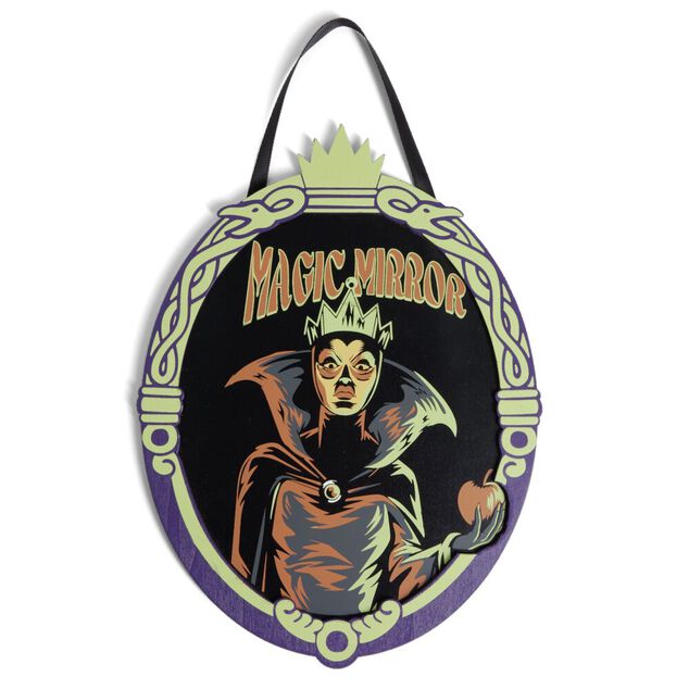 D&eacute;coration &agrave; suspendre Disney Mal&eacute;fique miroir magique 23,5xh22cm