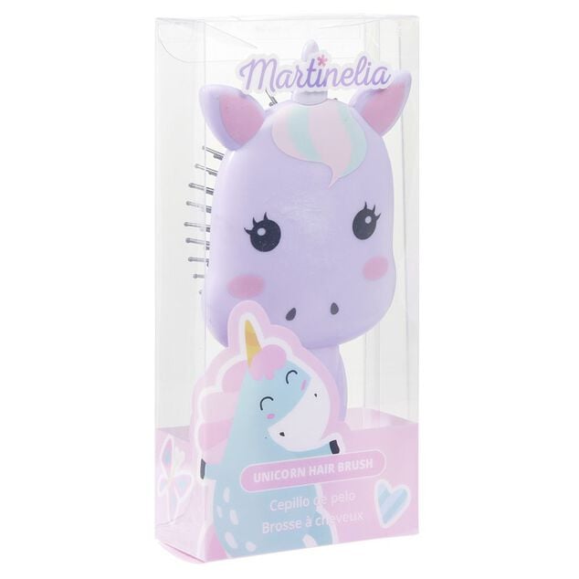 Brosse &agrave; cheveux enfant Martinelia forme licorne