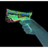 Lot de 3 mini pistolets &agrave; confettis - 3 mod&egrave;les