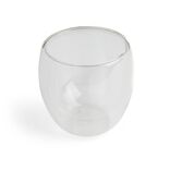 Tasse double paroi verre transparent x2 250ml