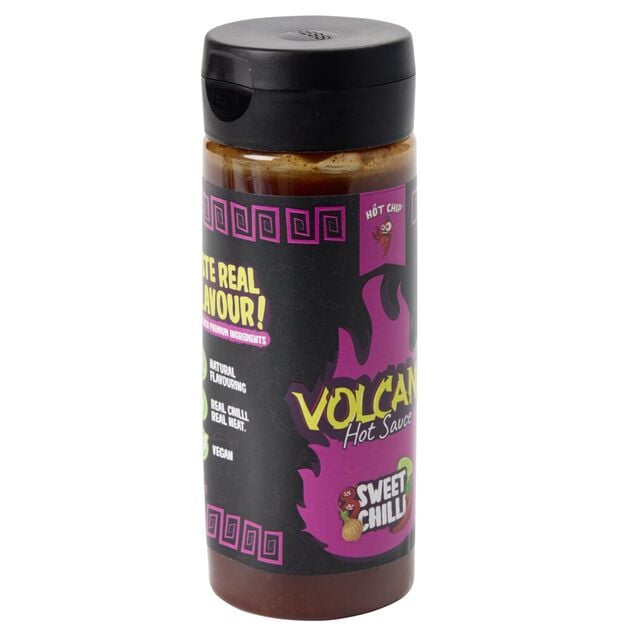 Sauce piquante Hot Chip Volcano saveur chili doux 270ml