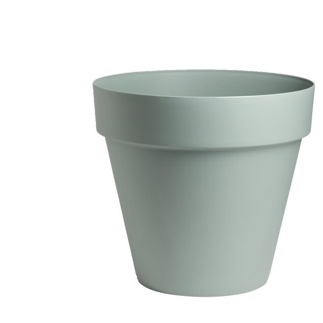 Cache pot plastique vert 23L &Oslash;37xH34cm