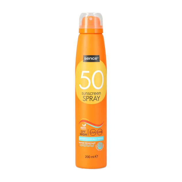 Cr&egrave;me solaire SPF50 Sence vaporisateur 200ml