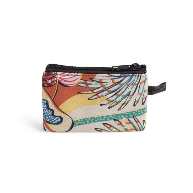 Porte monnaie polyester à imprimés - 3 modèles