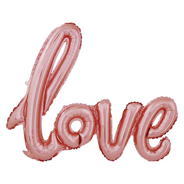 Ballon LOVE en aluminium