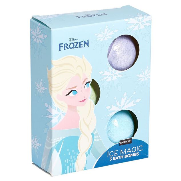 Bombe de bain La Reine des Neiges x3
