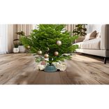 Pied de sapin plastique vert avec réservoir Ø38xH17cm