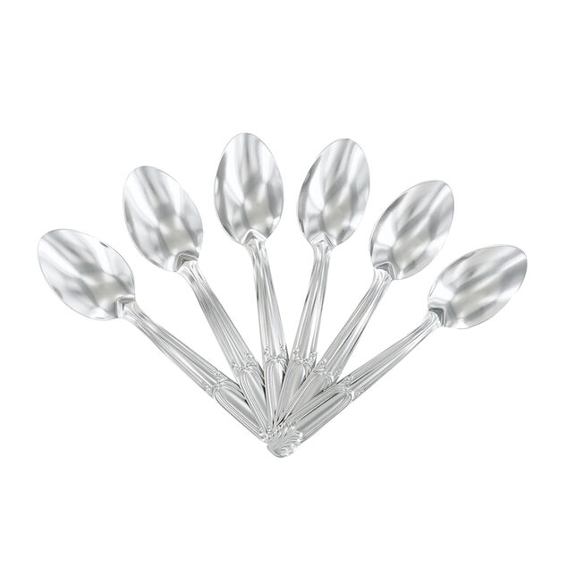 Lot de 6 cuill&egrave;res &agrave; caf&eacute;