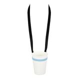 Porte gobelet verre support tour de cou