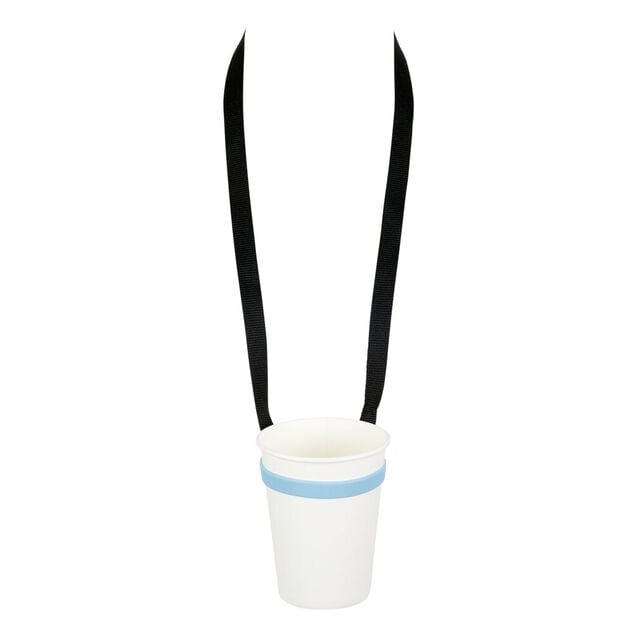 Porte gobelet verre support tour de cou