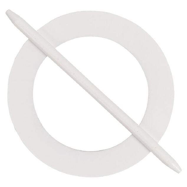 Embrasse ronde bois blanc