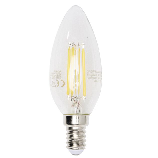 Ampoule &agrave; filament LED C35 E14 x2