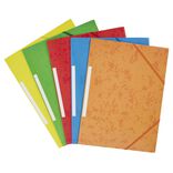 Lot de 5 chemises en carton à élastiques 24x32cm