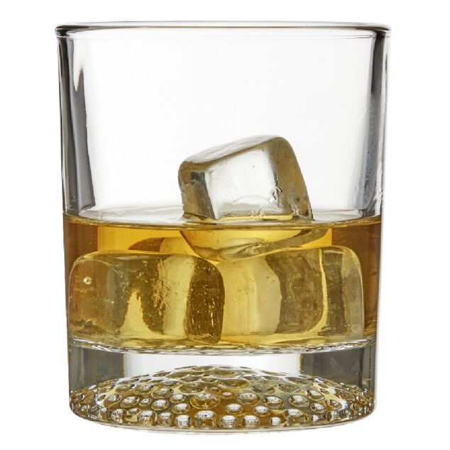 Verre &agrave; whisky fond martel&eacute; x3