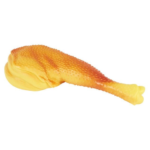 Jouet pour chien en caoutchouc cuisse de poulet